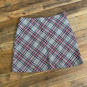 Vintage Y2K Plaid Skirt
